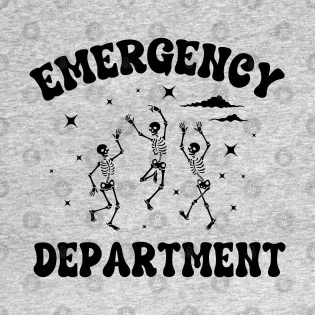 Er Nurse Halloween Spooky Emergency Department by WildFoxFarmCo